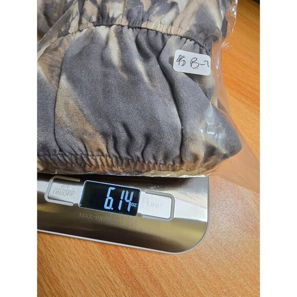 Banana Republic Womens Sz 4 Dress Blur Pattern Gray twisted straps V-Neck - Picture 10 of 12